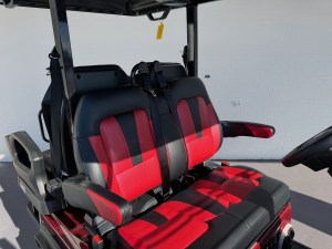 Burgundy Evolution Maverick two plus two golf cart SC 05